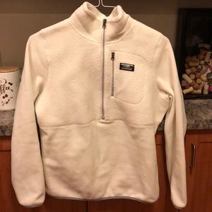 L.L. Bean Jackets & Coats - L.L Bean white cozy fleece, size medium L.L. Bean Jackets & Coats - L.L Bean white cozy fleece, size medium